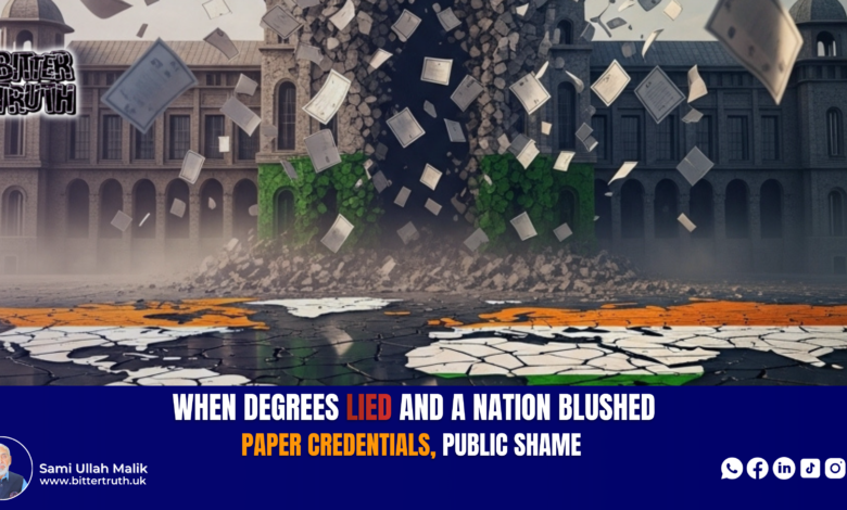 When Degrees Lied and a Nation Blushed