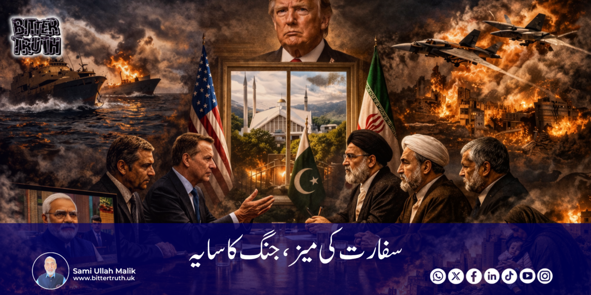 The diplomatic table, the shadow of war